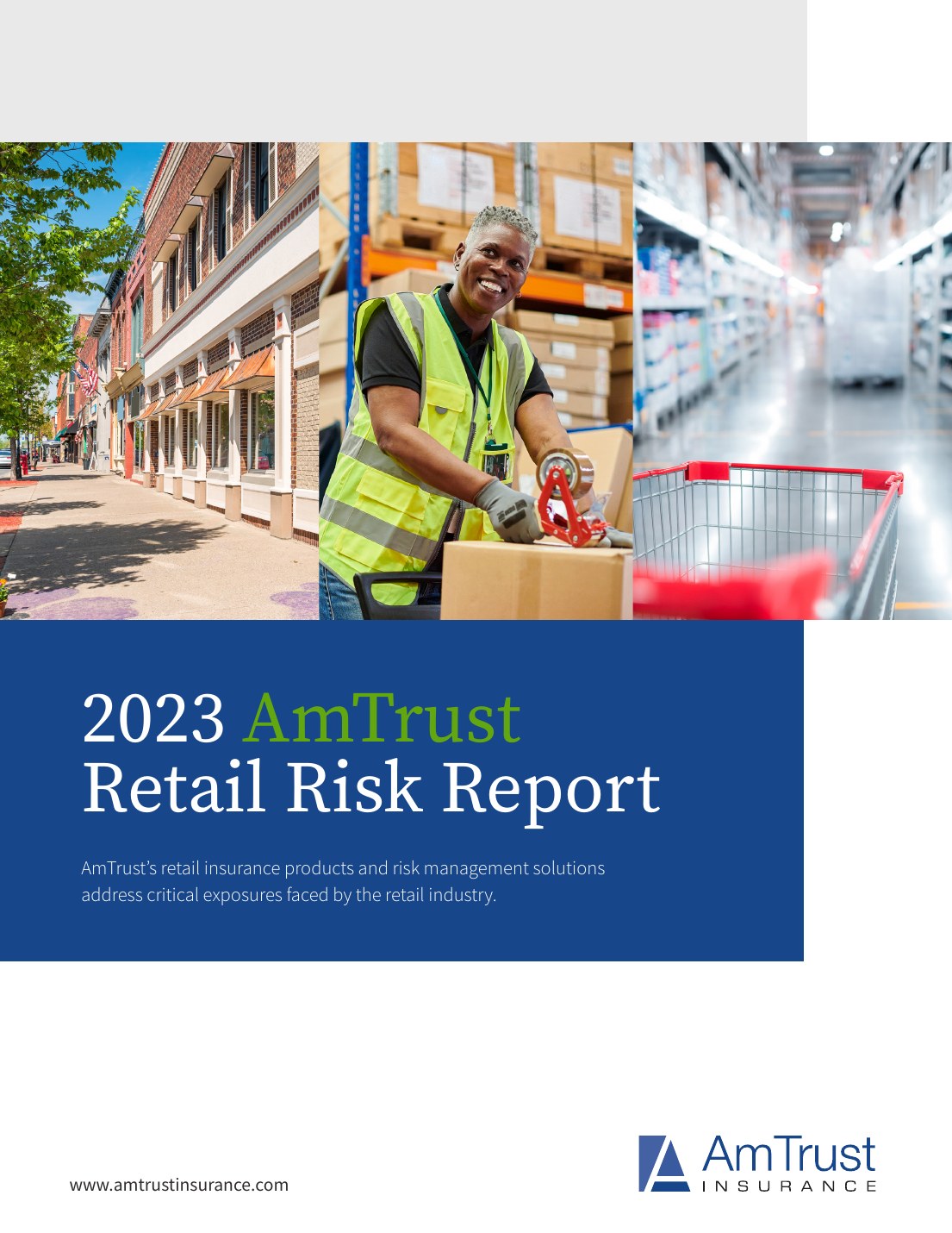 Cover of the 2023 AmTrust Retail Risk Report